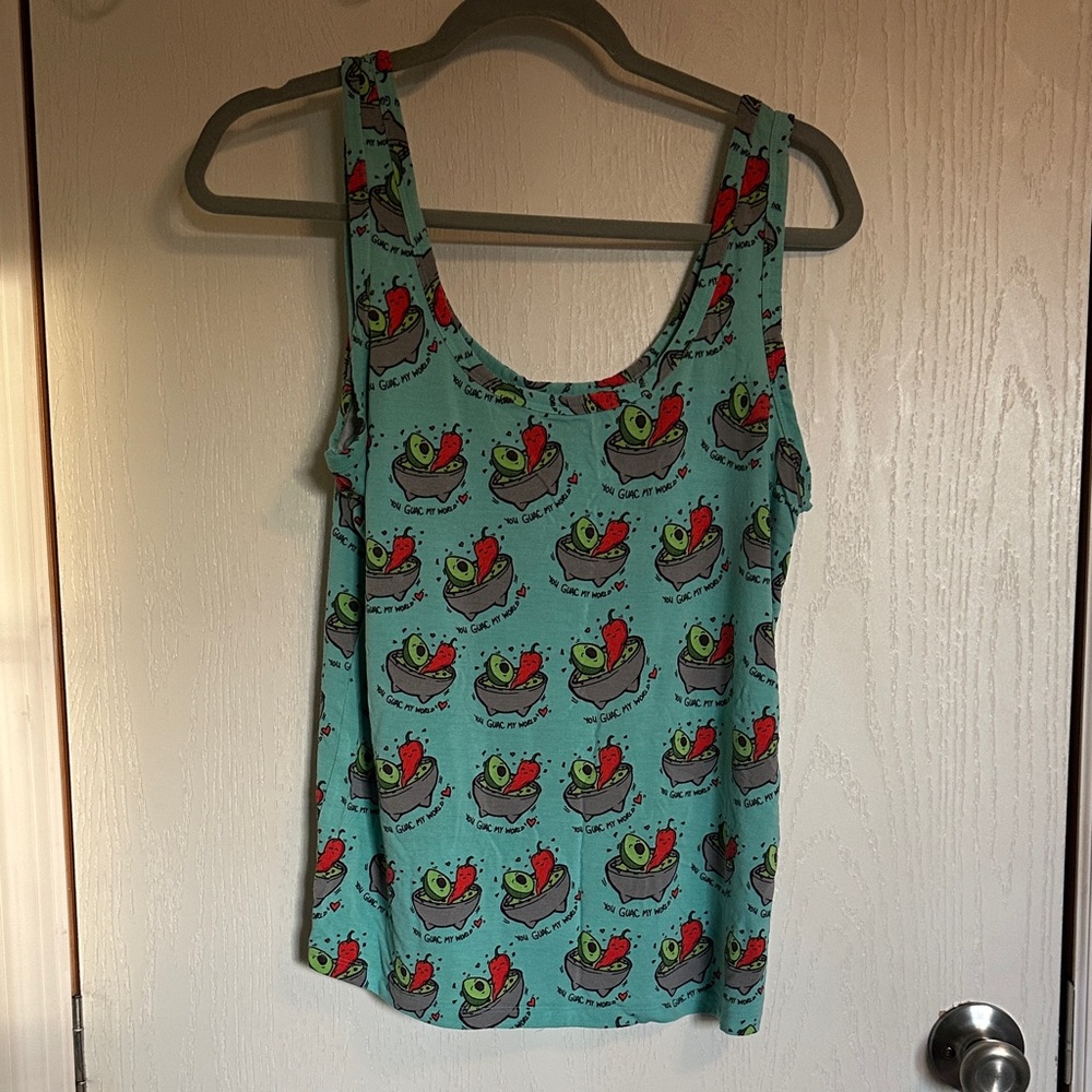 MeUndies Avocado Print Tank Top